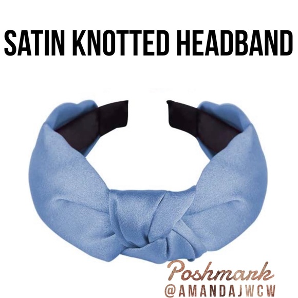 3 for $20 - Silk Cross Knot Twist Headbands - Picture 13 of 16